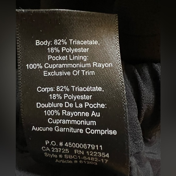 Aritzia Babaton Jimmy Pant Pull-on ankle pant - Picture 7 of 8